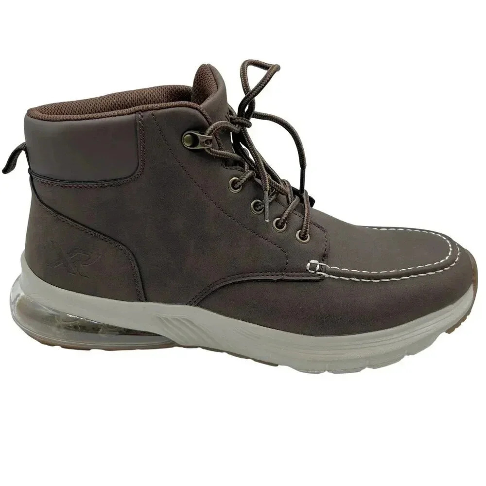 Xray NEW Mens Size 10.5 Brown High-Top Sneakers Vegan Leather Hiking Walking - Picture 6 of 15
